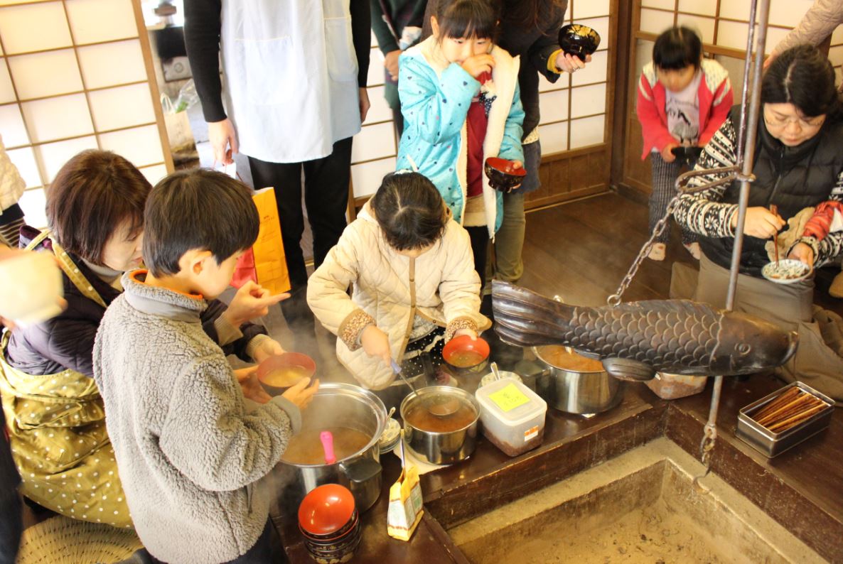 寒い中での味噌汁美味しかったな～