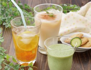 夏のおうちカフェ ドリンク3種 無農薬 有機野菜 無添加食材レシピ