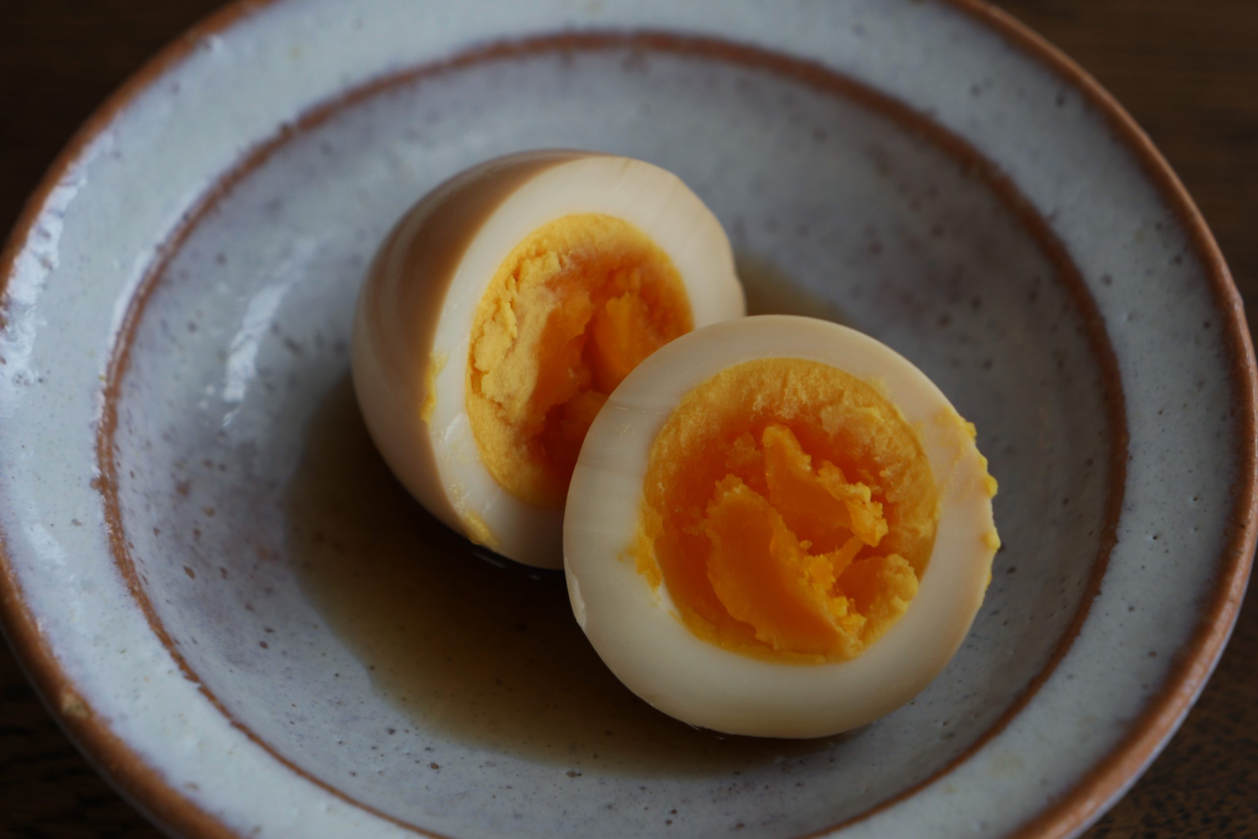 お手軽に煮卵 ／無農薬・有機野菜・無添加食材レシピ