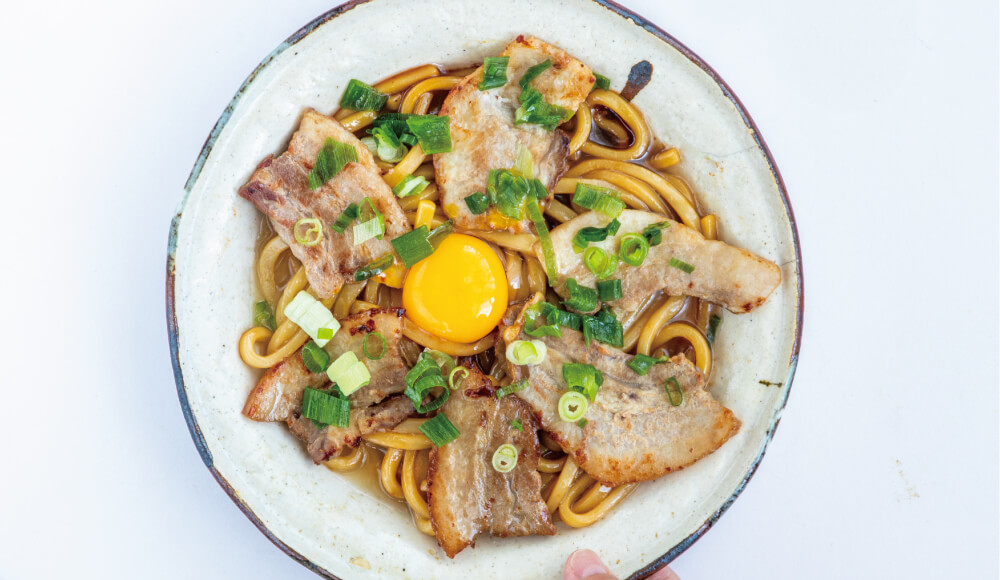 ぶっかけ焼き肉うどん