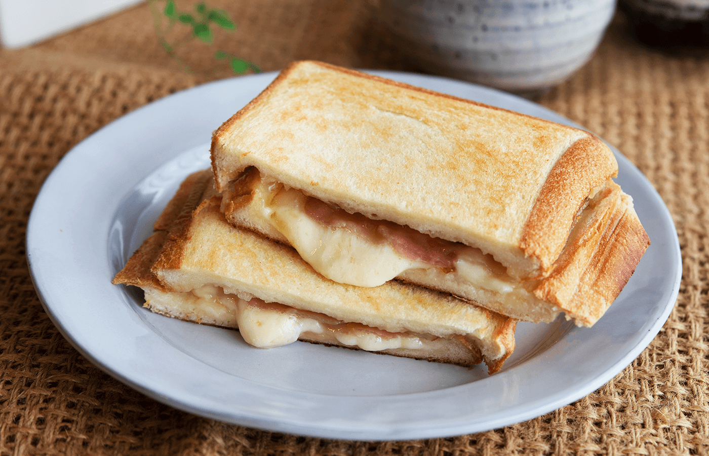 焼きジャムホットサンド