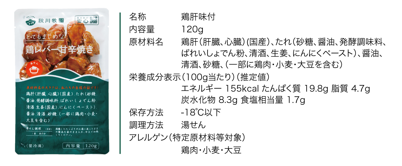 鶏レバー甘辛焼き_カタログ