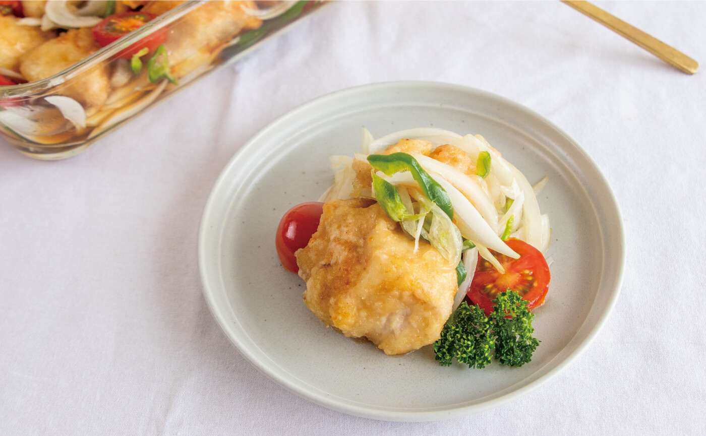 鶏ムネ肉の南蛮漬け