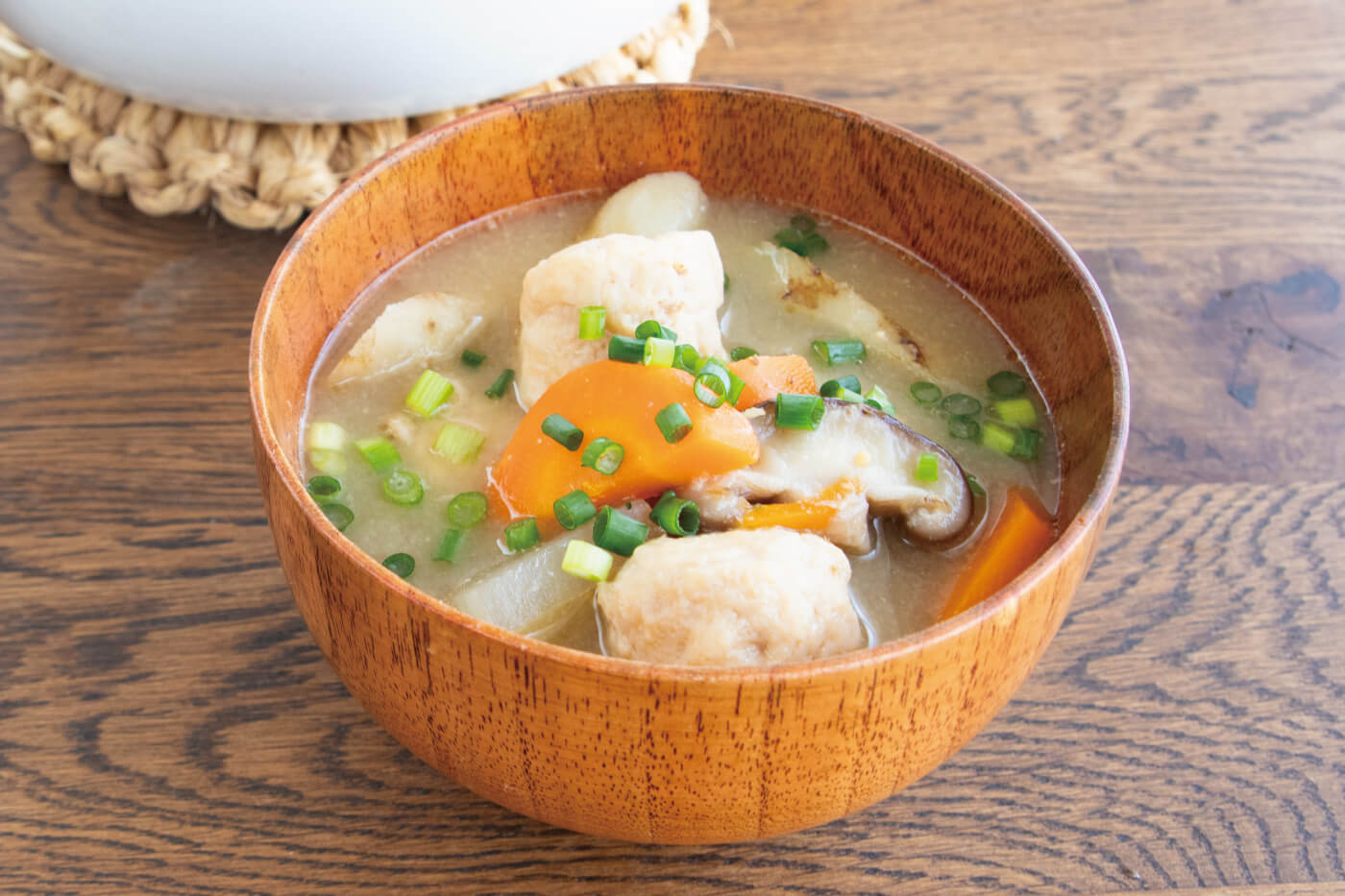 根菜たっぷりスープ ／無農薬・有機野菜・無添加食材レシピ