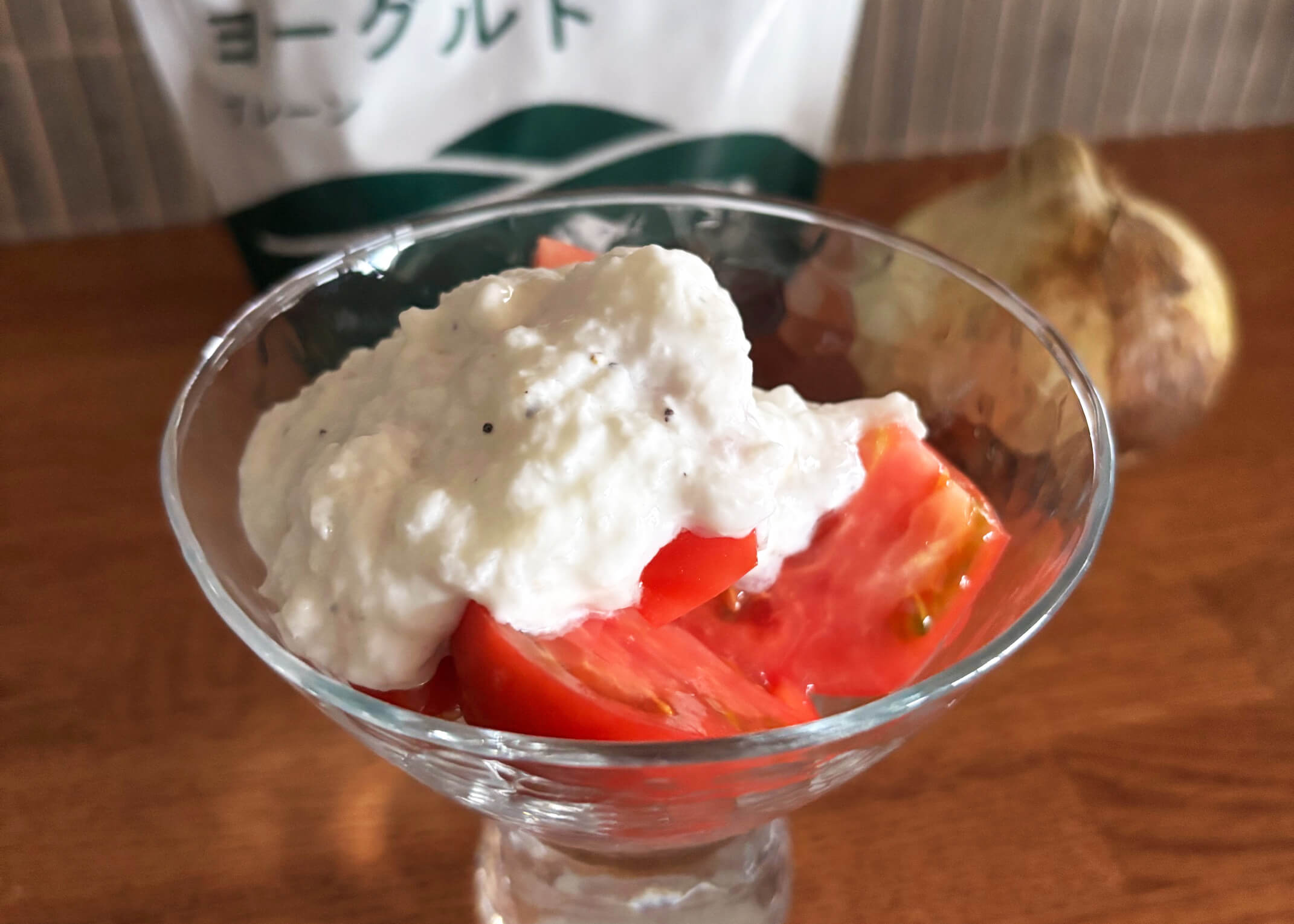 たまねぎとヨーグルトのさっぱりソース