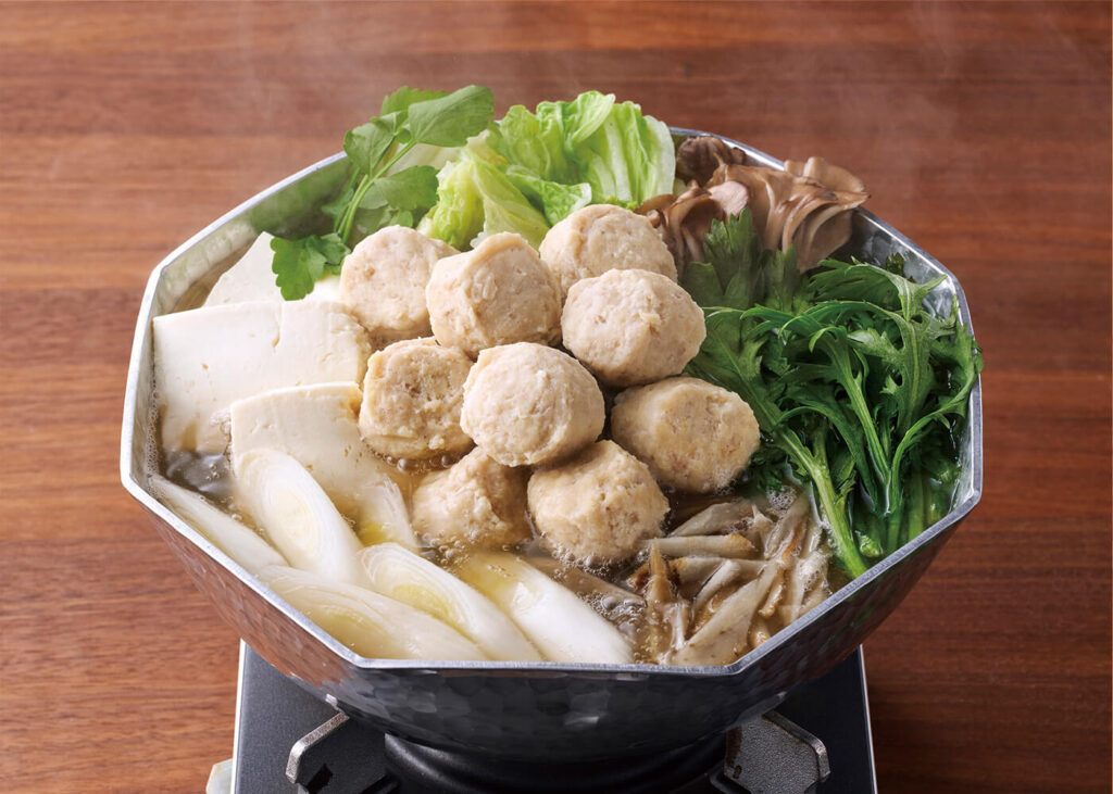 旨塩スープの鶏だんご鍋